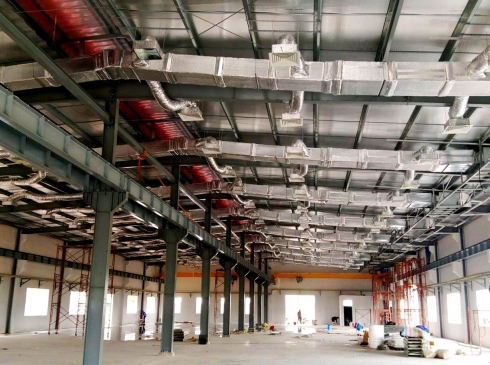 THI CÔNG HỆ THỐNG HÚT KHÍ THẢI CÔNG NGHỆP